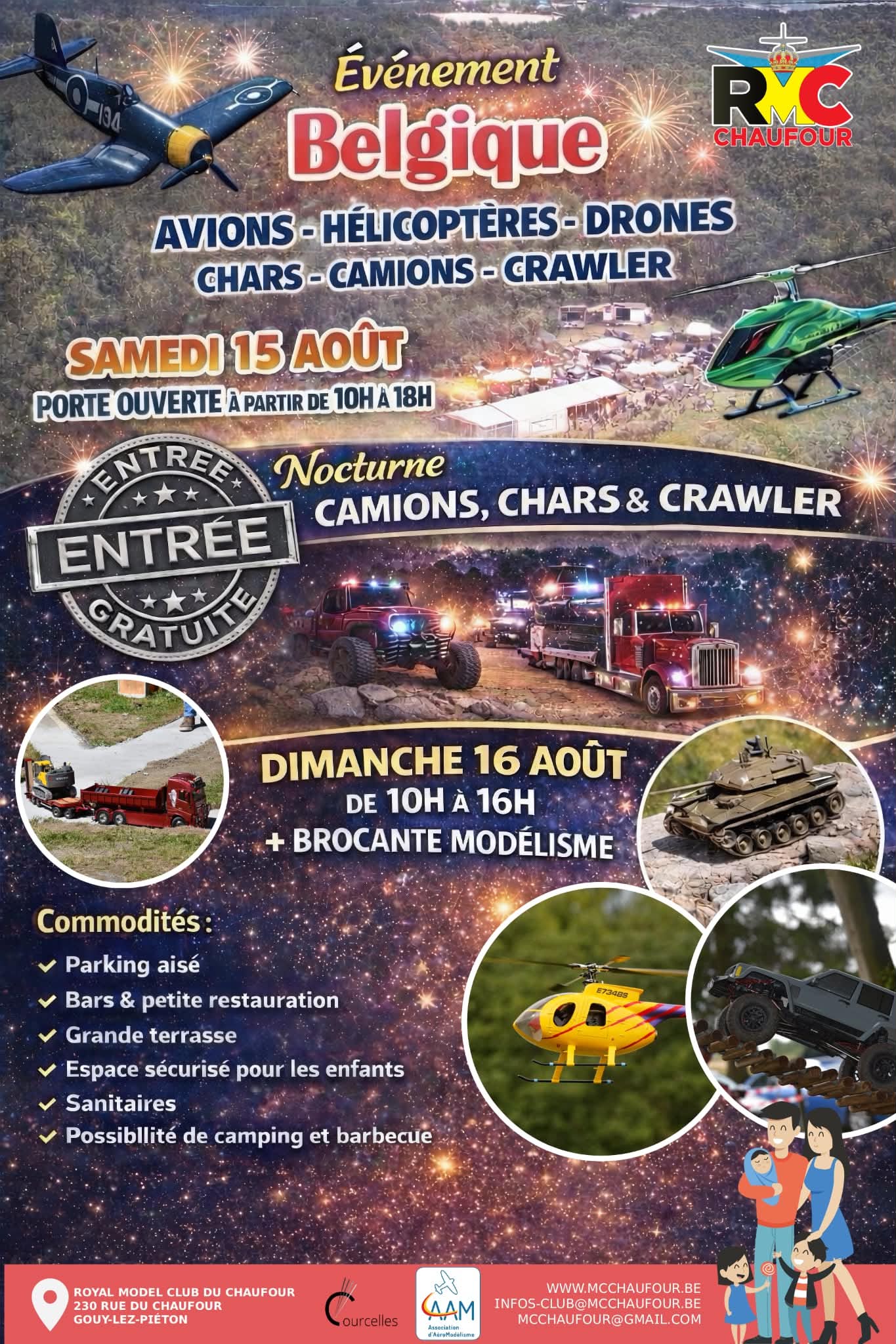 Affiche Week-end du 15 Août